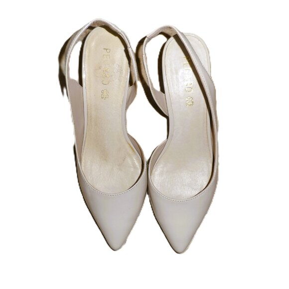 Chic Peagabo cream  shoes - size 7.5 - Picture 8 of 11